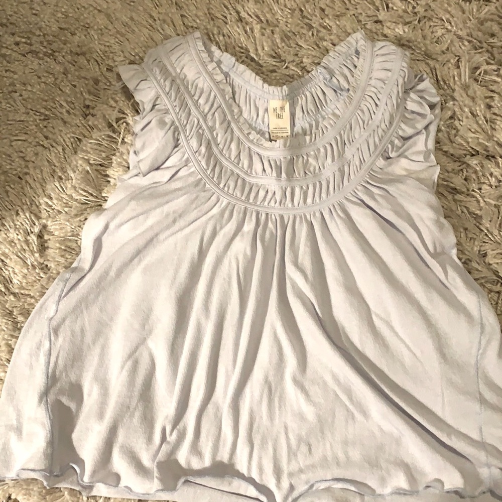 Light purple wispy tank
